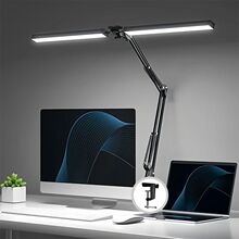 多功能LED双头台灯带USB插电家用卧室床头灯宿舍办公新款台灯包邮