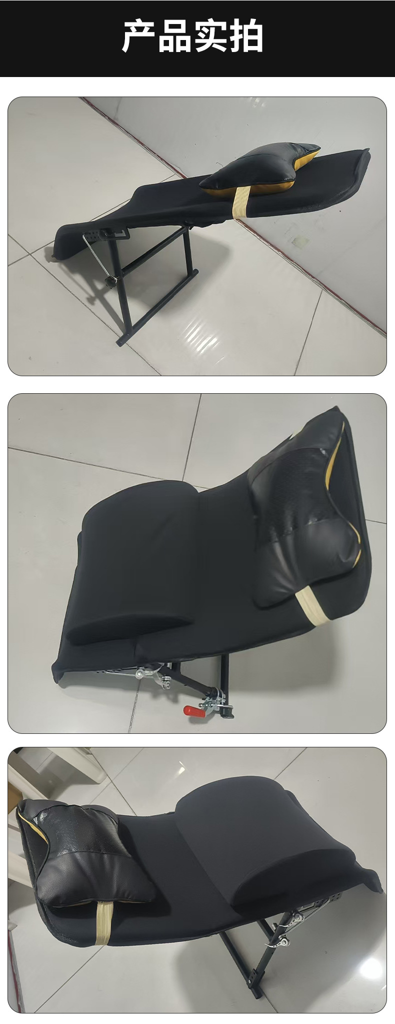 New Third-Generation Delivery Vehicle Folding Seat with Backrest, Multifunctional Foldable Lumbar Support, Quick-Release Delivery Vehicle Recliner