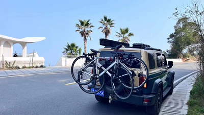 Car bike rack Tire Bicycle Rack, Non-Destructive Installation