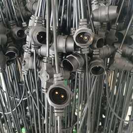 厂家供应生产B22灯串线 户外B22卡口防水灯头线 E27螺旋防水灯头
