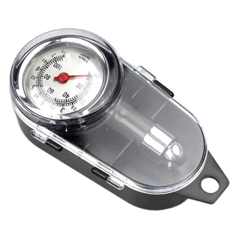 Stainless steel car car tire pressure gauge multifunctional plastic a material boxed tire pressure gauge can deflate high-precision tire measurement