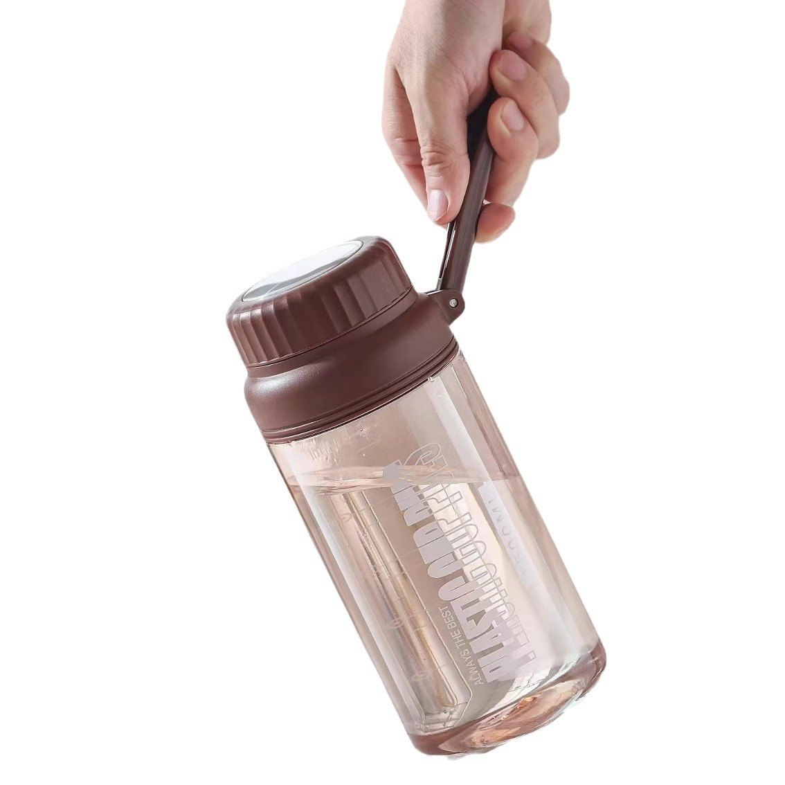 Vaso de plástico Baijia de gran capacidad: 1000ml resistente a altas temperaturas, 1800ml botella de agua de té resistente al calor, vaso de agua para viajar para coche