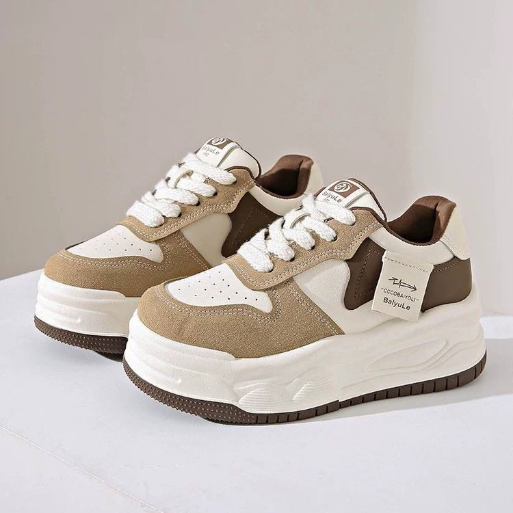 Высокие флисовые кроссовки, белые платформенные туфли, спортивная обувь для отдыха, обувь, осенние, натуральная кожа, облегающие
