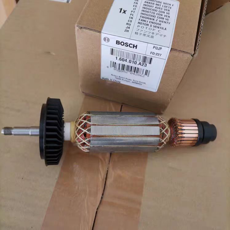 博世角磨机转子GWS14-150CI倒角机磨光机电机博士钻子/马达