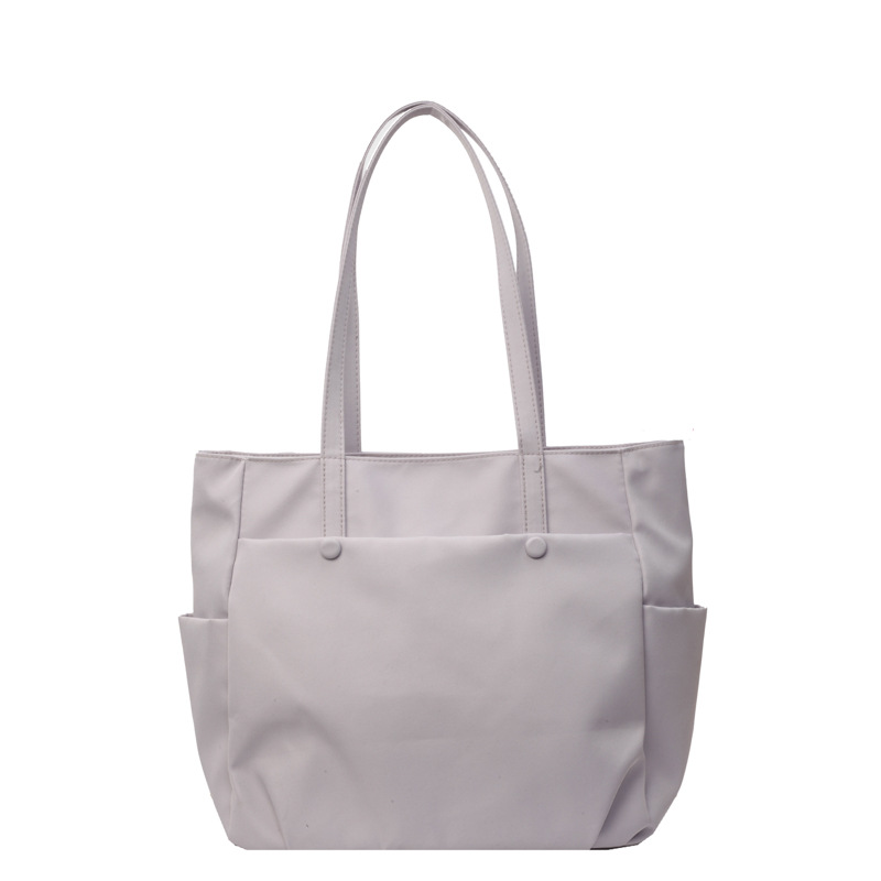 Women's Shoulder Bag Urban Commuter Large Capacity Tote Bag Lightweight Simple Handbag Student Nylon Bag - Thumbnail 7