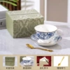 Blue Love Flower - 1 cup 1 disc - 1 spoon - Greeting Card (Color Box)