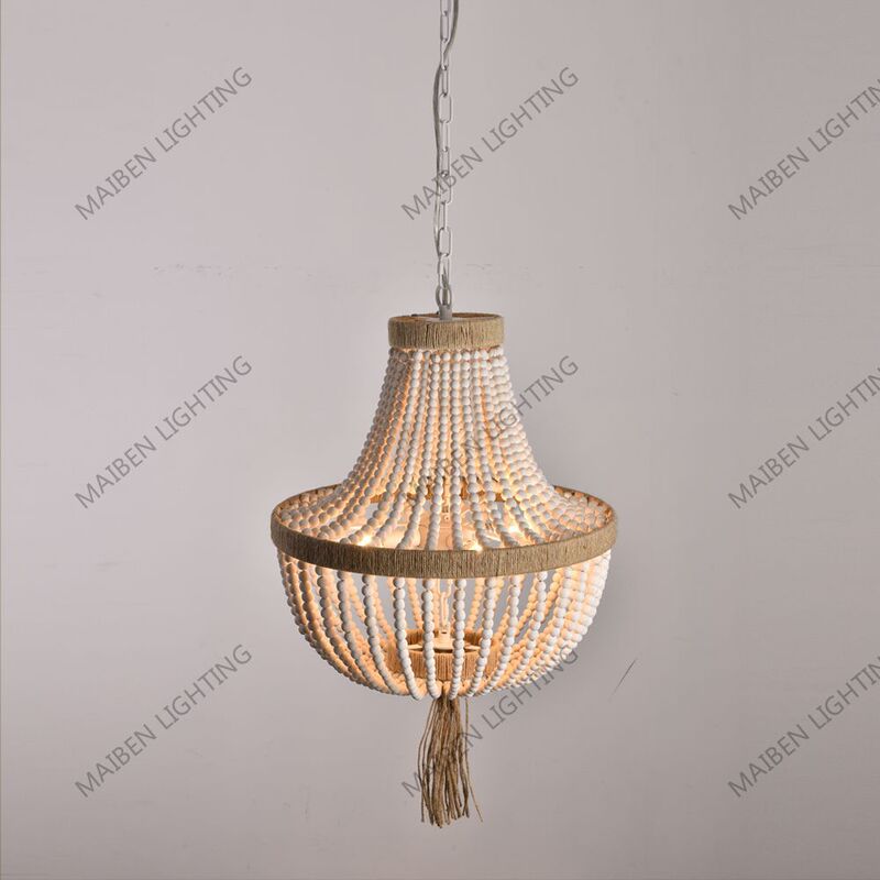 Amazon Supply Wooden Bead Chandelier Hemp Rope Retro Farmhouse Chandelier Meigu Restaurant Lights Leisure Cafe Chandelier Amazon Supply Wooden Bead Chandelier Hemp Rope Retro Farmhouse Chandelier Meigu Restaurant Lights Leisure Cafe Chandelier