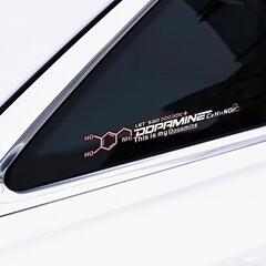 ドーパミンアドレナリン分子式ステッカー車オートバイ電気自動車自転車パーソナライズされた車のステッカースクラッチステッカー