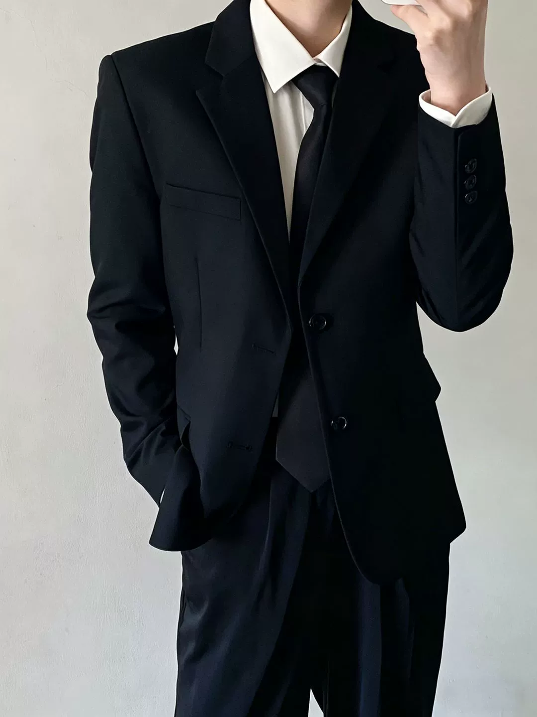 Мужской классический костюм, для студентов, slim fit, стиль высшего качества