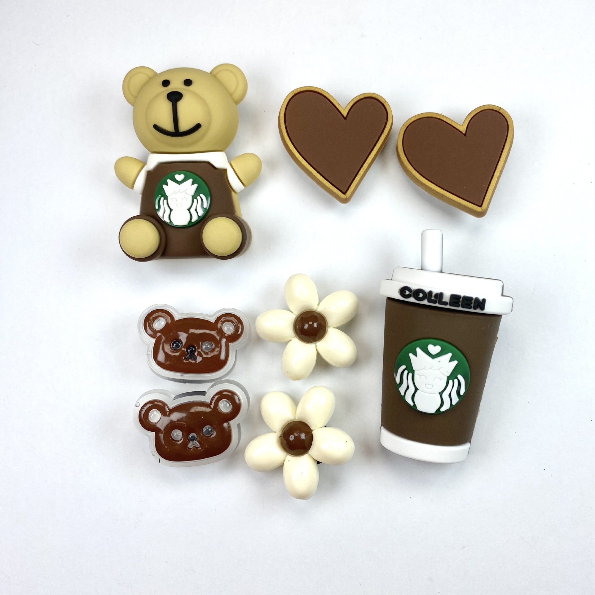 스타벅스 베어-신발 버클 포함