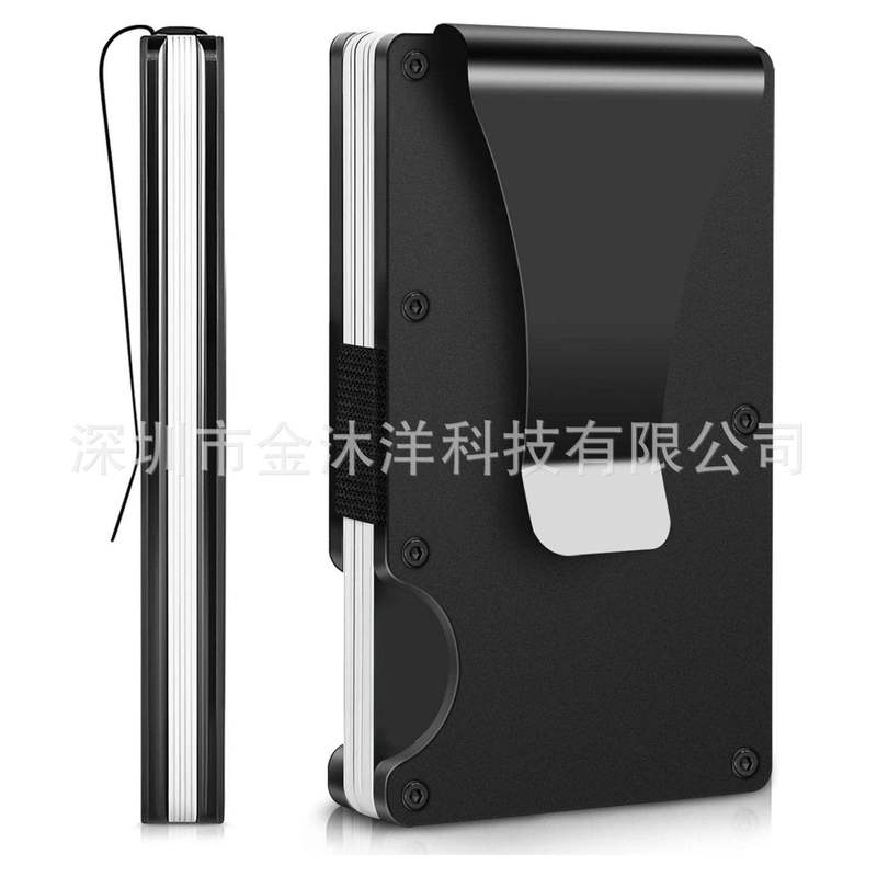 Cross-Border Creative Large-Capacity Aluminum Alloy Rfid Anti-Theft Card Holder Multi-Functional Card Holder Portable Credit Card Case Business Card Holder