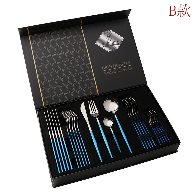 B타입 [실버+블루] 24개 세트