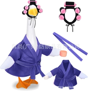 亚马逊23英寸大白鹅门廊鹅衣服