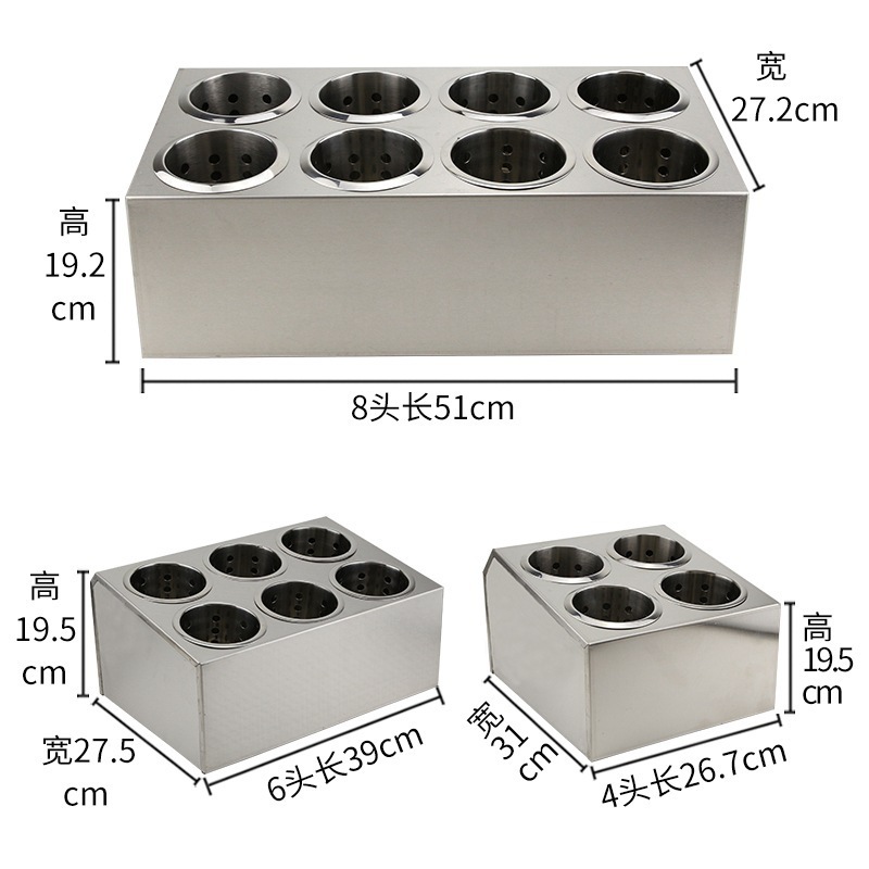 Caja de cuchillo y tenedor de acero inoxidable grueso cuchillo y tenedor cuchillo