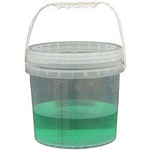 JI5升透明带刻度桶塑料计量毫升4000ml尿液体带盖批发新款全新pp
