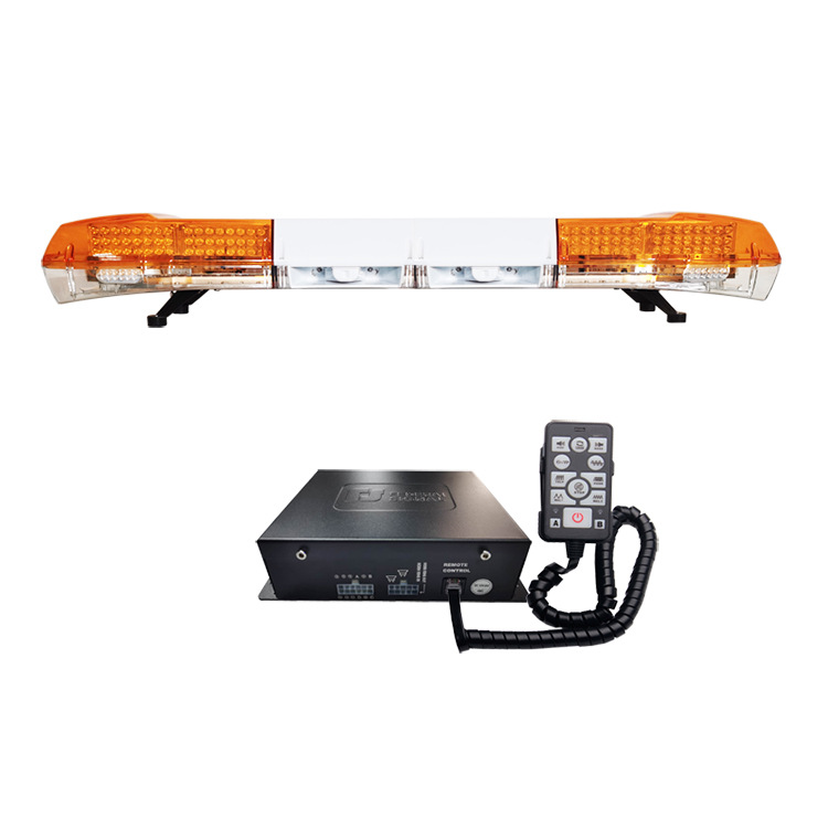 Source LED Long Row Warning Light Strobe Light 1.48m Signal Light 6000B+Dual Horns+Siren 9400E