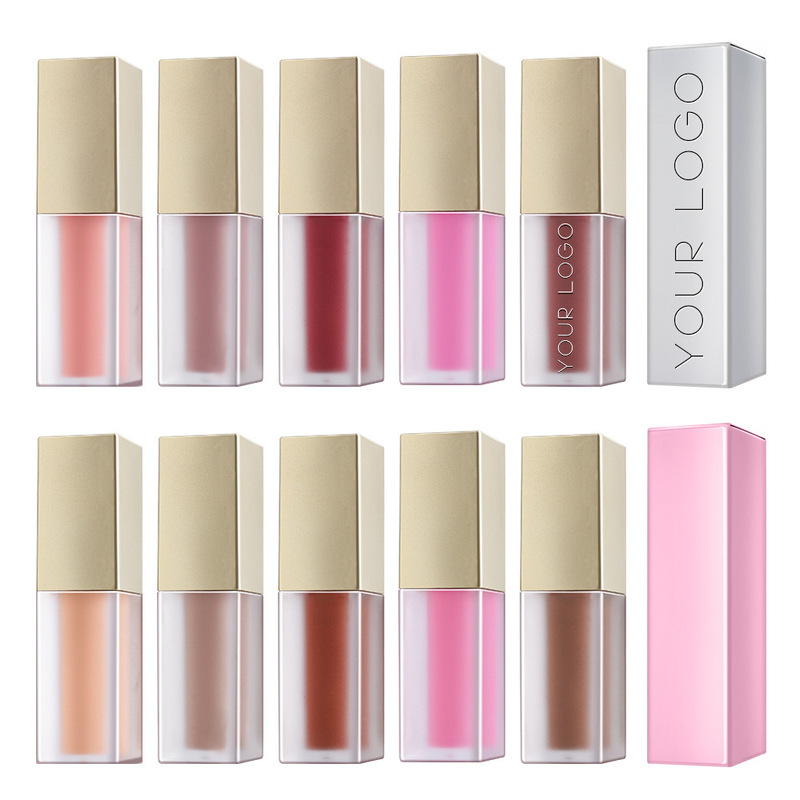 106 Color Foreign Trade European and American Lip Glaze Mirror Lip Gloss Bronze Gold Frosted Tube Matte Fog Lipstick Small Batch Customization 106 Color Foreign Trade European and American Lip Glaze Mirror Lip Gloss Bronze Gold Frosted Tube Matte Fog Lipstick Small Batch Customization
