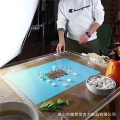 Douyinと同じシリンダーの特殊写真小道具、浅い水槽、アクリルプレキシガラス、高精細透明シンク