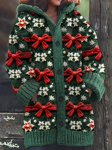 Демисезонный вязанный свитер для отдыха, плащ-тренч, круглый воротник