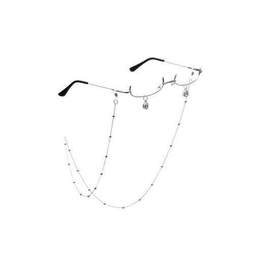 Yu Jie Pure Desire Lower Half Glasses Frame Japanese Second Element Beauty Photo Artifact Ins Mori Girl Decorative Glasses Replica