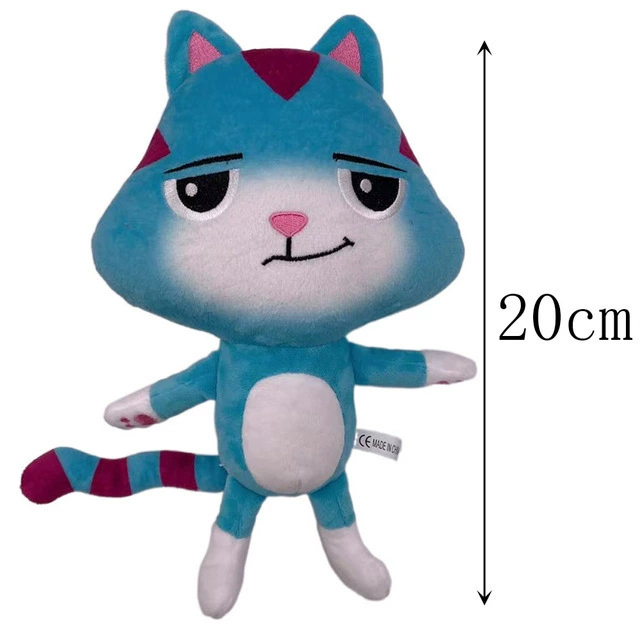 Плюшевые игрушки Gabby Dollhouse KAWAII MERCAT милая плюшевая зверушка
