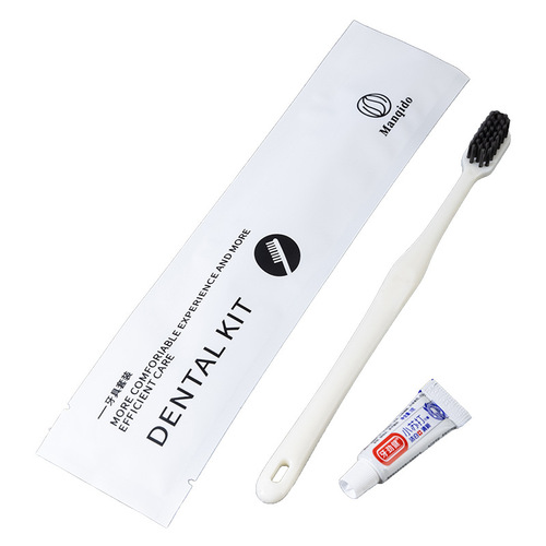 Five-star hotel toothbrush, toothpaste, toiletries set wholesale, hotel and B&B disposable toothbrush, soft bristles wholesale