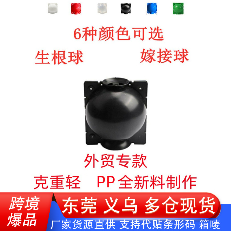 Transfronterizo en stock planta Bola de enraizamiento injerto Bola de corte de alta presión caja de propagación de asexualidad caja de enraizamiento