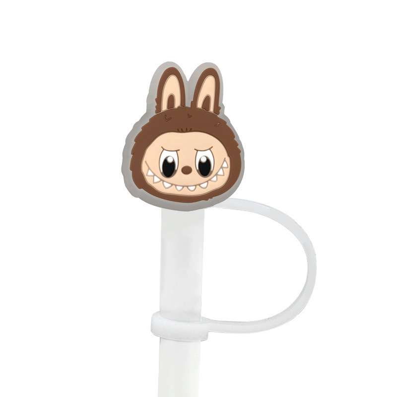 The Same Model as on Xiaohongshu, Led Straw Cap, Bubu Straw Dust-Proof Cap, Compatible with Regular Straw Drink Cup Accessories