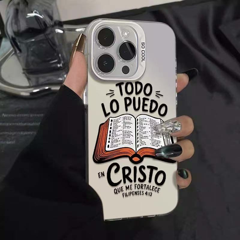 Cross-Border English Book-Themed Apple 16 Phone Case iPhone 15 Pro Max Trendy 8 Personalized Xr Durable 11 Pro Max