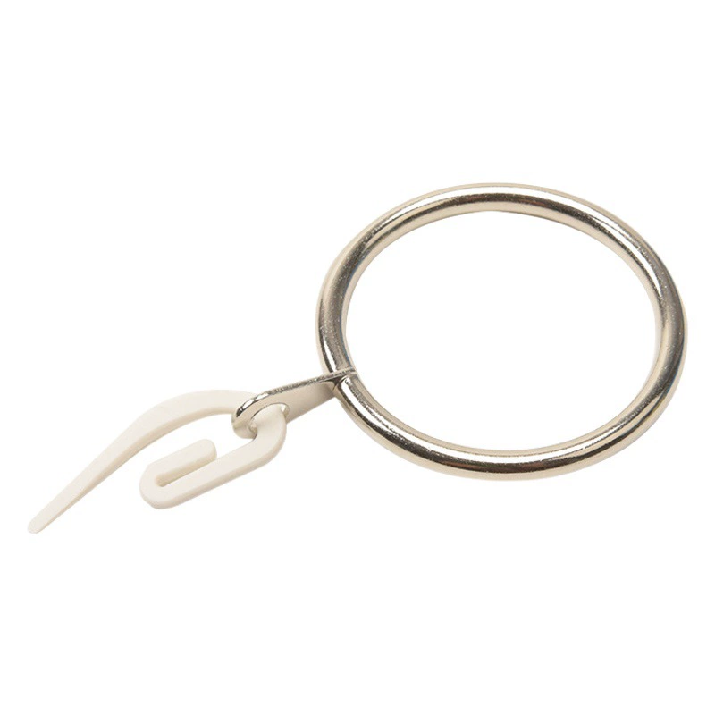 Металлическое кольцо для штор Клип Римский круг Клип Крючок для штор Аксессуары для штор Римский круг Плюс Пластиковый наконечник Крючок