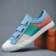 Flash 9328 Colorblock Casual Men's Canvas Shoes