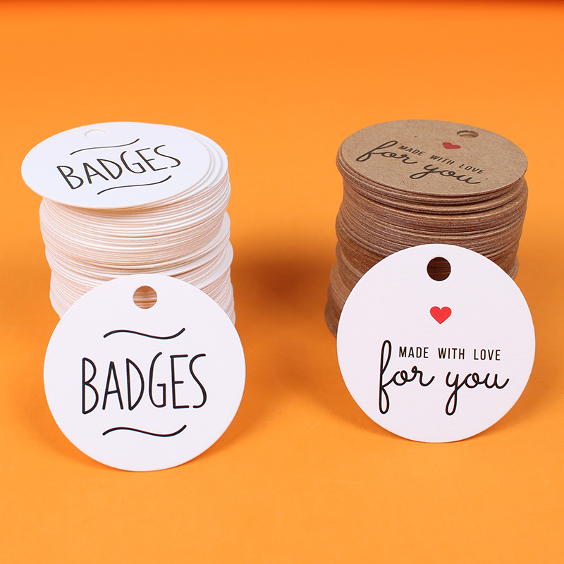 thank you感恩logo吊牌制作  服饰包装挂牌标卡 空白吊牌印刷设计