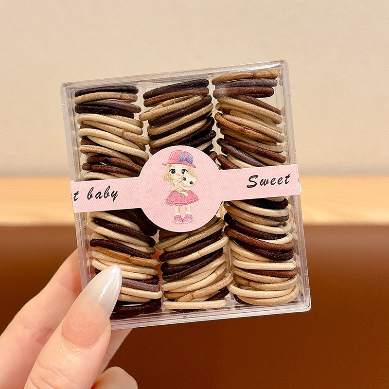 Brown glossy model 90 pieces ~ about 2cm