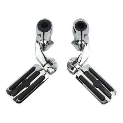 Street Glide Aluminum Alloy Leisure — Motorcycle pedals - bracket-a-short-handle-pedal-d-4-electroplating