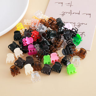 (Cross-border trading), small cartoon hairgrip with bow, hair accessory, crab pin, flowered