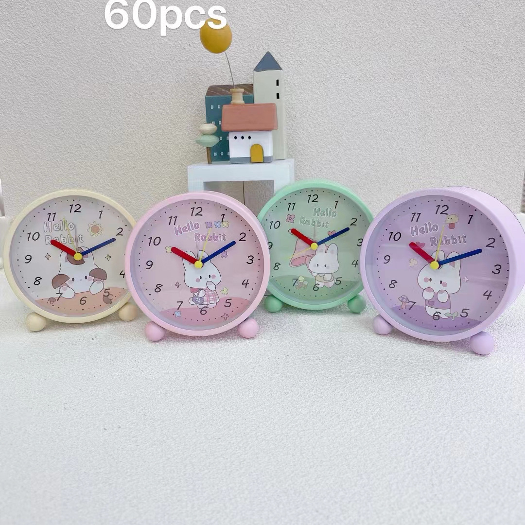 Reloj de despertador de metal macro directo de fábrica con cabecera luminosa se puede colocar en cabecera despertador de escritorio despertador