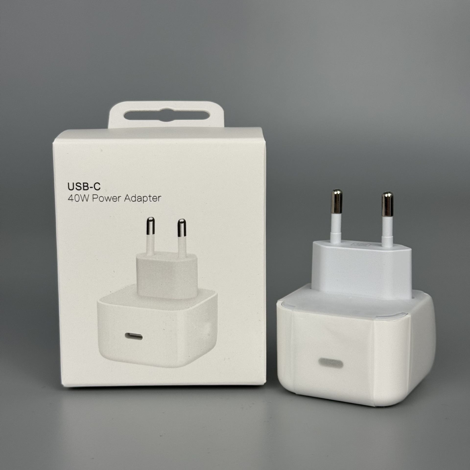 Cargador de 40W estándar europeo para Apple estándar británico PD cabeza de carga de teléfono móvil estándar de carga rápida conjunto original al por mayor image 7