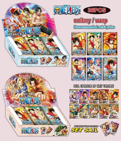 One Piece 36 packs in a box (English version, color box shipped randomly)