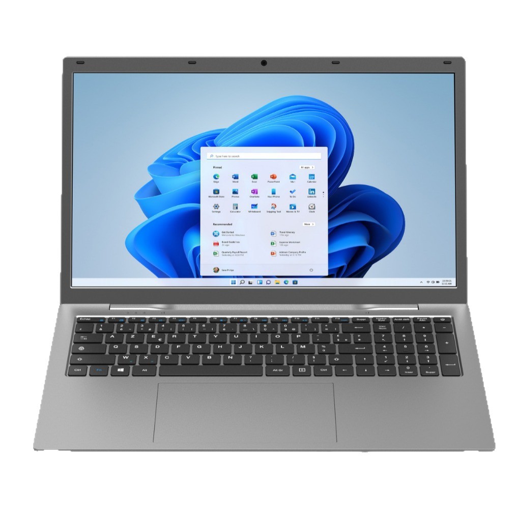 Nueva computadora portátil N95 de 17,3 pulgadas, procesador 16G, portátil de oficina portátil, portátil delgado y liviano con retroiluminación de huellas dactilares