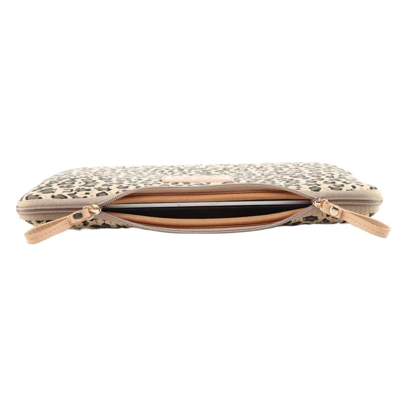 LISEN fashion retro leopard print laptop liner bag 13 inch 15 inch tablet computer bag ladies