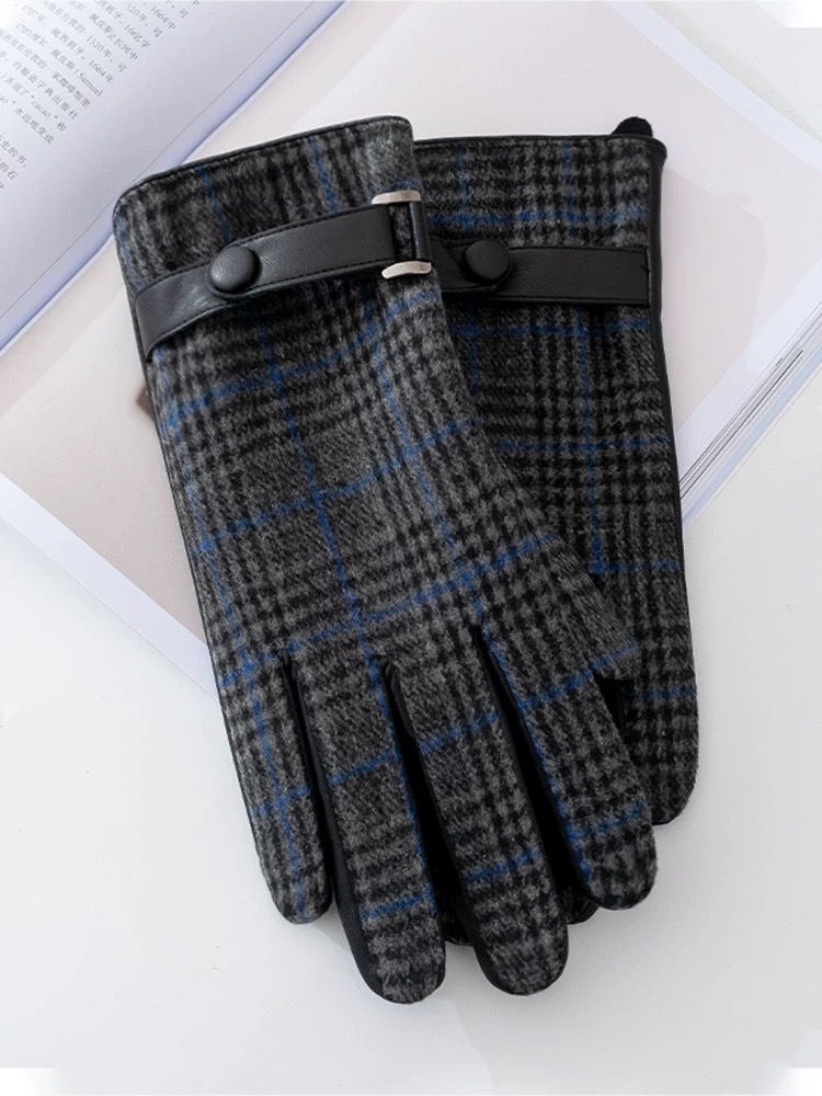 가죽 버클 그레이 블루 물떼새 격자