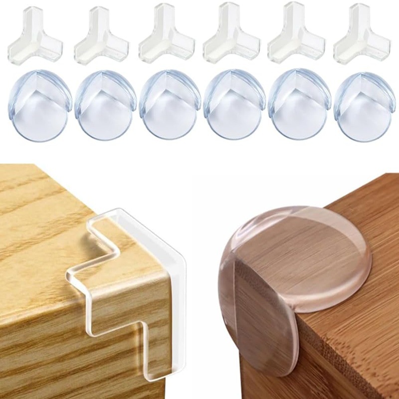Transparent Ball Baby Anti-collision Corner Table Corner Safety Protective Cover Children's Furniture Safety Corner Protection Corner