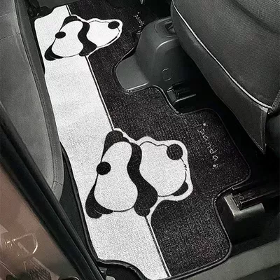 Modelə uyğun ayaqaltı – Mini - wuling-mini2020-2023-first-and-second-generation-panda-pattern-snowy-separate-back-pad