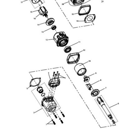 英格索兰 E688-8 气动冲击扳手 气动风炮 配件专用链接