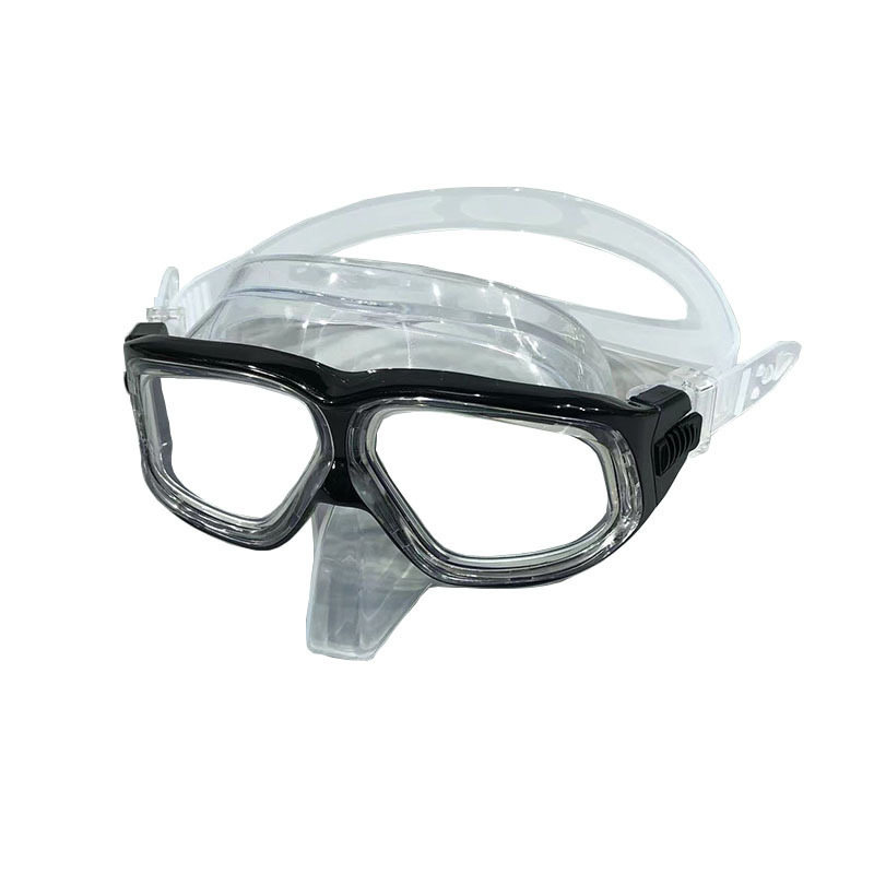 Ochelari de scufundare Ochelari de scufundare Ochelari de scufundare pentru apnee Câmp vizual larg Set de măști confortabile cu volum redus_voghion.com