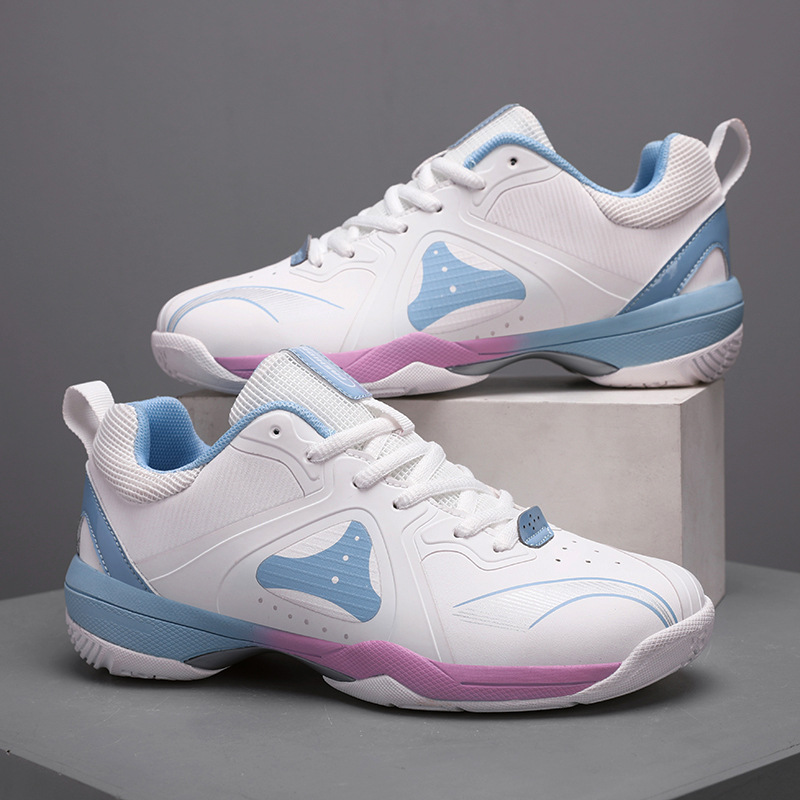 Nuevos zapatos de bádminton transfronterizos para hombres y mujeres resistentes al desgaste antideslizante zapatos deportivos de pareja respirables zapatos de tenis de mesa juveniles