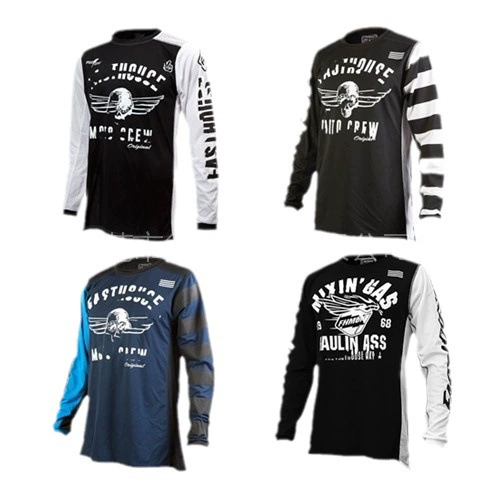 Off-road mountain breathable quick dry racing car with a round collar