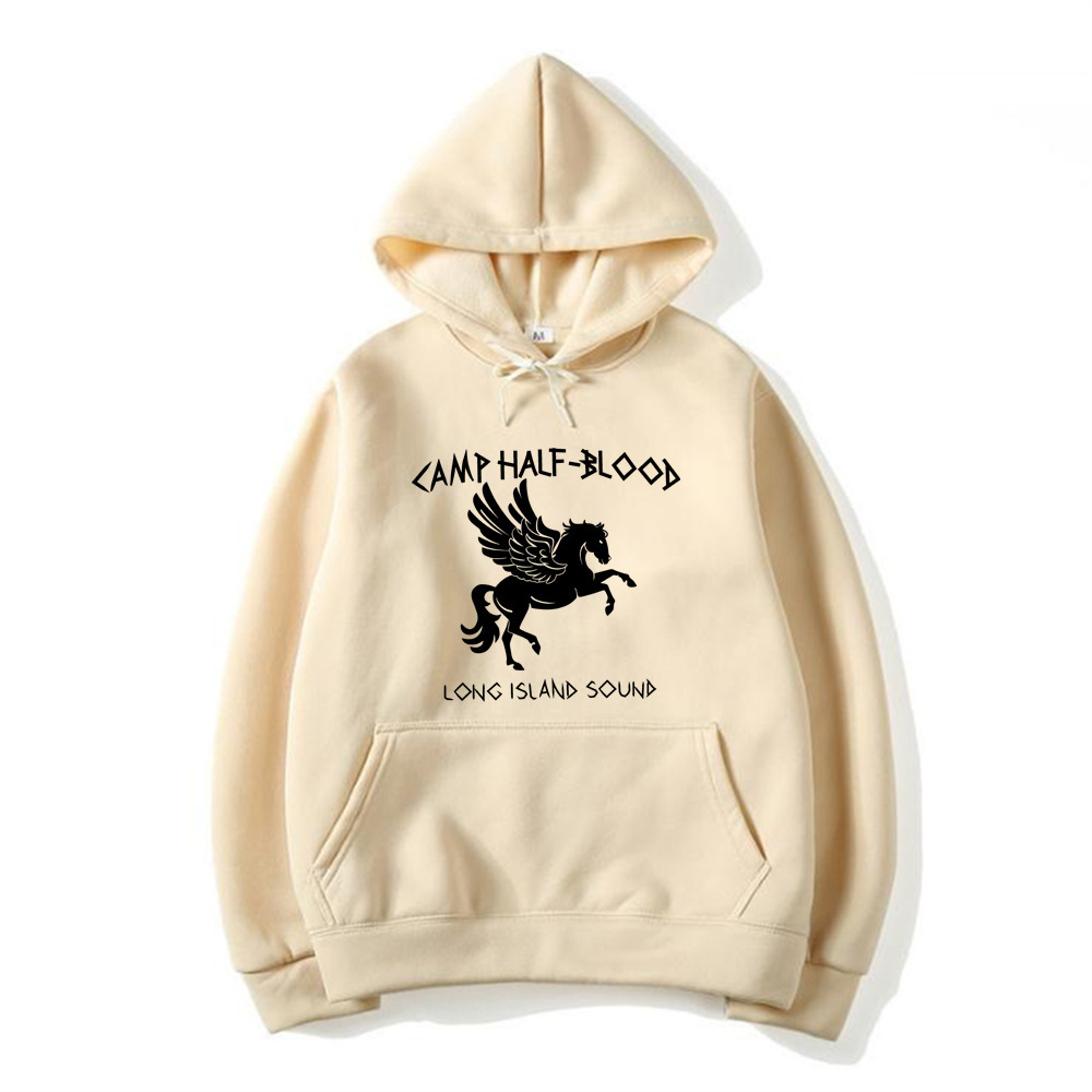 Vintage Camp Half Blood Hoodie Percy Jackson Hooded