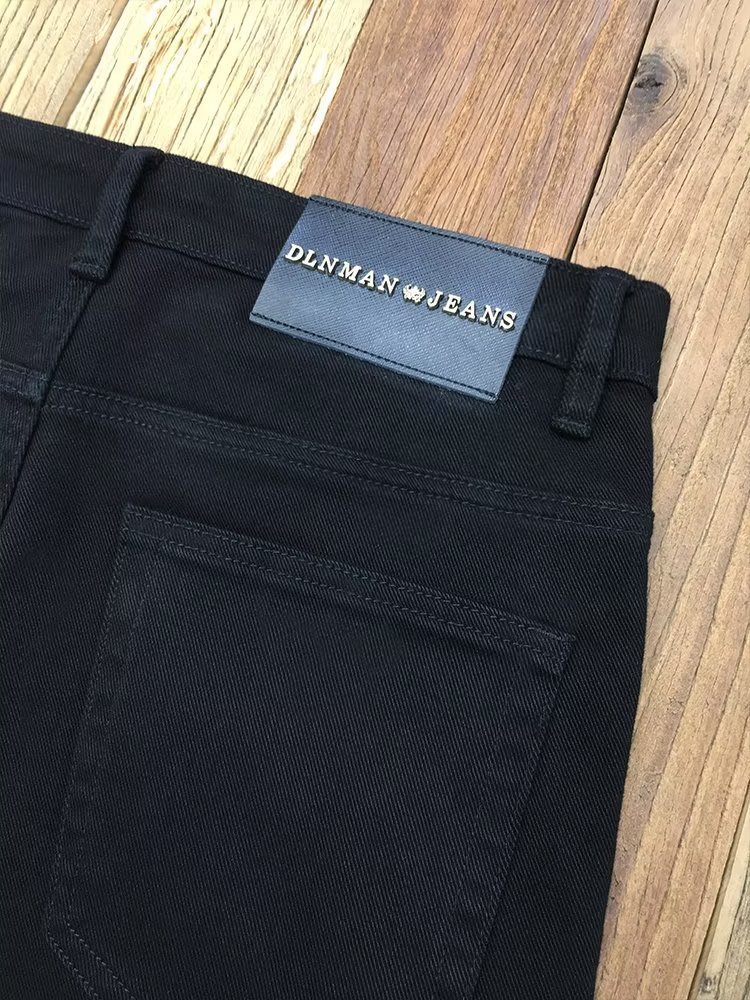 Men's Slim Fit Black Jeans – Stretch Denim, Straight Leg & Business Casual (28-36, Classic Wash)_mkmklike.com