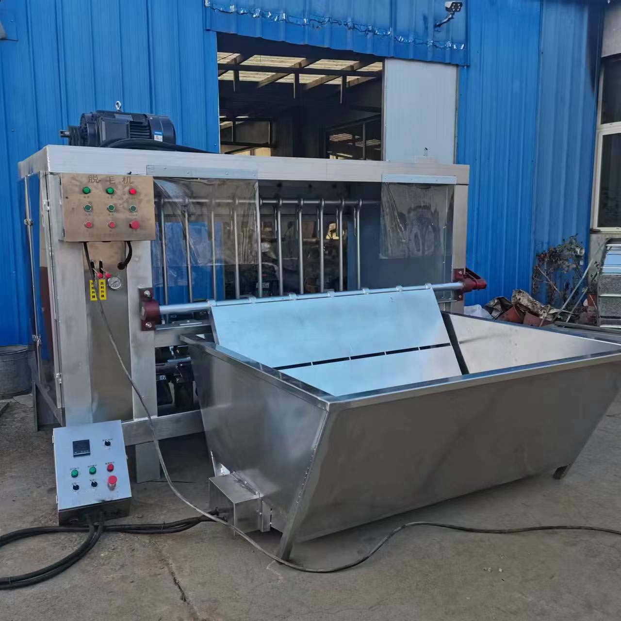 家畜加重型全自动整猪脱毛机 云贵川用整猪刨毛机 肥猪退毛机